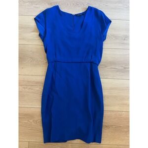 Rachel‎ Roy Cobalt Blue Dress Sleeveless Career Cocktail Party Women's